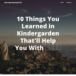 10 Things You Learned in Kindergarden That'll Help You With 출장마사지