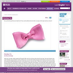 Pink Bow Tie