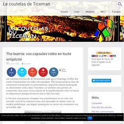 The learnia: vos capsules vidéo en toute simplicité