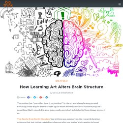 How Learning Art Alters Brain Structure