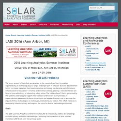 Society for Learning Analytics Research (SoLAR)