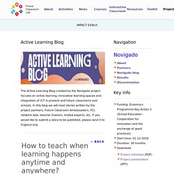 How to teach when learning happens anytime and anywhere? - Novigado blog