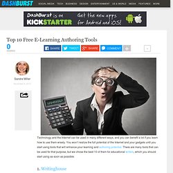 Top 10 Free E-Learning Authoring Tools