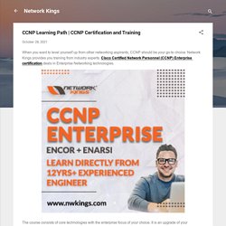 CCNP Certification and Training