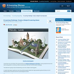 E-Learning Challenge #24: Create a Simple E-Learning Game