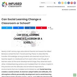 Social Learning Theory Application: School