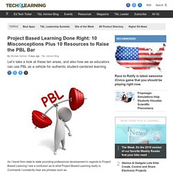 How to Use Project Based Learning in Your Classroom: 10 Resources