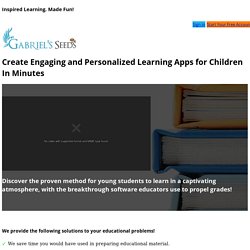 Learning Apps CREATOR
