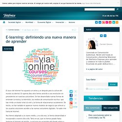 E-learning: definiendo una nueva manera de aprender