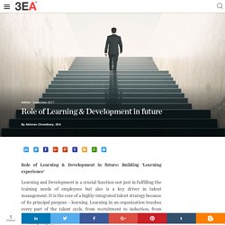 Role of Learning & Development in future