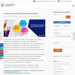 E-Learning Course Development Standards