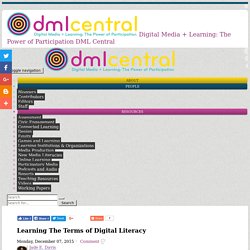 Learning The Terms of Digital Literacy - DML Central
