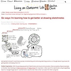 Six ways I’m learning how to get better at drawing sketchnotes
