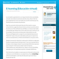 E-learning (Educación virtual)