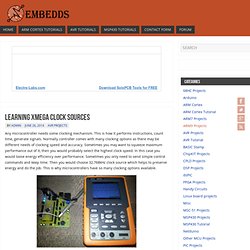 Learning XMega clock sources