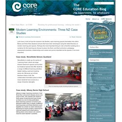 Modern Learning Environments: Three NZ Case Studies