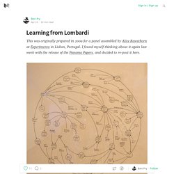 Learning from Lombardi