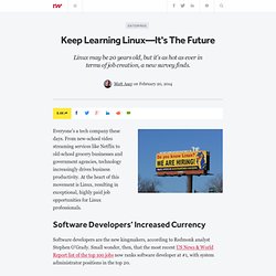 Keep Learning Linux—It's The Future