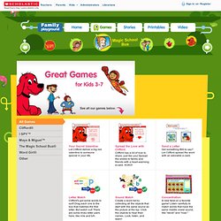 Learning Games at Scholastic.com