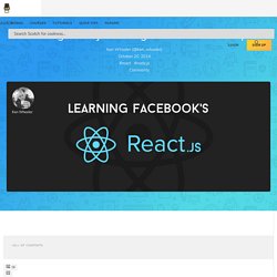 Learning React.js: Getting Started and Concepts