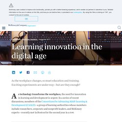 Learning innovation in the digital age