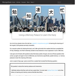 Using a Memory Palace for Learning the Kanji - Japanese Mnemonics