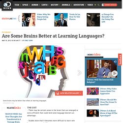 Are Some Brains Better at Learning Languages?