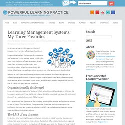 Learning Management Systems: My Three Favorites