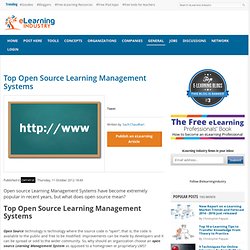 Top Open Source Learning Management Systems