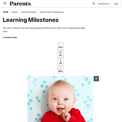 Learning Milestones: Baby's First Year