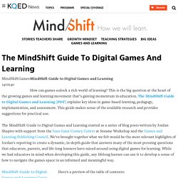 The Guide to Digital Games and Learning