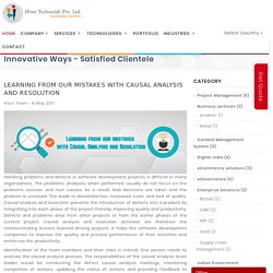 Learning from our mistakes with Causal Analysis and Resolution