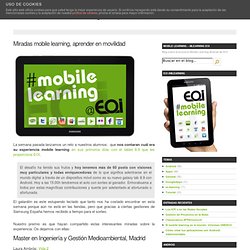 Mlearning EOI » Miradas mobile learning, aprender en movilidad