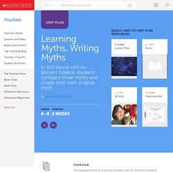 Learning Myths, Writing Myths