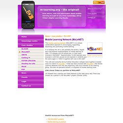 Mobile Learning Network (MoLeNET)