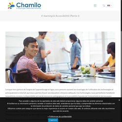 E-learning et niveaux d'accessibilité