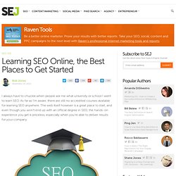 Learning SEO Online, the Best Places to Get Started