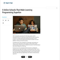 5 Online Schools That Make Learning Programming Superfun