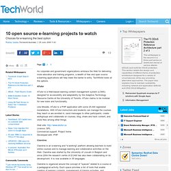 10 open source e-learning projects to watch