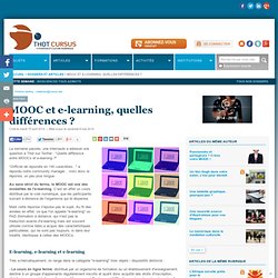 MOOC et e-learning, quelles différences ?