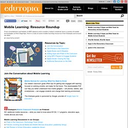 Mobile Learning: Resource Roundup