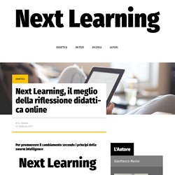 Next Learning, il meglio della riflessione didattica online – Next Learning