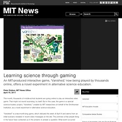 Learning science through gaming