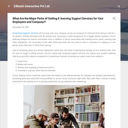 Major Perks of Getting E-learning Support Services for Your Employees