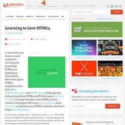 Learning to Love HTML5 - Smashing Magazine