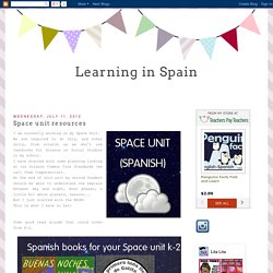 Learning in Spain: Space unit resources