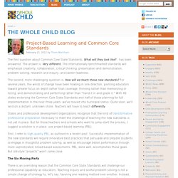 Common Core Standards and PBL