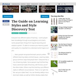 The Guide on Learning Styles and Style Discovery Test