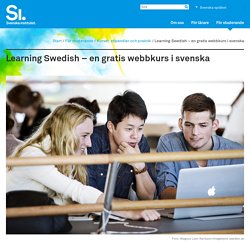 Learning Swedish – en gratis webbkurs i svenska
