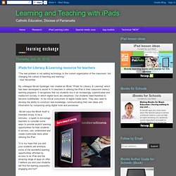 iPads for Literacy & Learning resource for teachers